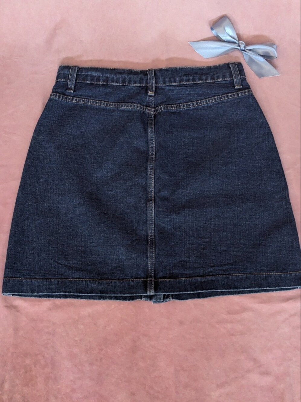 Shein Frenchy Button Front Denim Skirt | Size 30 | NWT - Picture 2 of 3